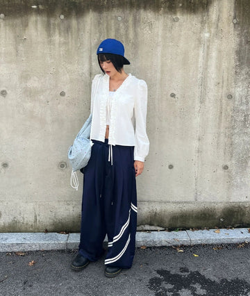 DIAGONAL TAPE TRACK PANTS